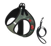 Lotus Flower And Dragonfly Compact Pet Suspender Vest-The Perfect Small Pet For A Comfortable Walk