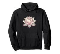 Lotus Flower Boho Buddhist Yoga Meditation Design Pullover Hoodie