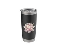 Lotus Flower Boho Buddhist Yoga Meditation Design Stainless Steel Insulated Tumbler