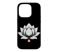 Lotus Flower Kanji Japanese Minimal Art Case for iPhone 14 Pro