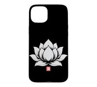 Lotus Flower Kanji Japanese Minimal Art Case for iPhone 15 Plus