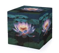 Lotus Flower Magic Cube,The Original 3x3 Cube,Speed Cube Problem-Solving Brain Teaser,Easy Turning Sensory Puzzle Toy,Sensory Stress Relief Form Fidget Toys
