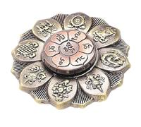 Lotus Flower Metal Hand Gift for Adults (Bronze)