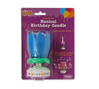 Lotus Flower Musical Birthday Candle Assorted Colours