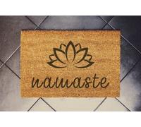 Lotus Flower Namaste, Funny Doormat, Housewarming Gift, Welcome Mat, Funny Door Mat, Home Kitchen Balcony Decoration 18X30 Inch