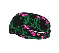 Lotus Flower Namaste Unisex Head band - Dry Head Tie - Sports Sweatband - Ideal for Running, Football, Tennis
