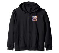 Lotus Flower of Mother Earth Zip Hoodie