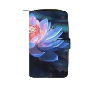 Lotus Flower Wallet Multifunctional Wallets for Men Compact Wallet Purse Passport Bag
