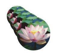 Lotus Flowers Car Air Freshener Cards for Women Men 4 Pack Cute Car Accessories Long Lasting Scent Car Diffuser Hanging Auto Aromatherapy Tablets Car Fresheners Gifts