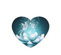 Lotus Flowers Printing 10 Pcs Car Air Fresheners Cards For Scented Hanging Sheets For Bathroom With Rope