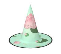 Lotus flowers waiting to bloom 3 PCS Halloween Witch Hat Costume Party Hat Suitable for Stage Play Accessories