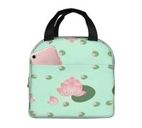 Lotus flowers waiting to bloom Lunch Box for Men - Reusable Lunch Bag for Men and Women - Insulated Small Lunch Box.