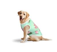 Lotus Flowers Waiting to Bloom Pets Cotton Vest - Soft Lightweight T-Shirts,Lotus Flowers Waiting to Bloom Print Sleeveless Tank Top Clothes for Medium Large Dogs