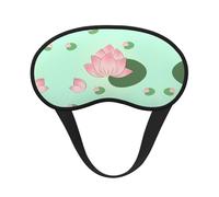 Lotus Flowers Waiting to Bloom Sleep Mask Soft Eye MaskBlindfold Eyeshade Smooth Comfortable Eye Cover with