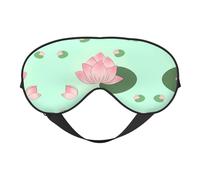 Lotus Flowers Waiting to Bloom Soft Eye Mask Covers Blackout Sleeping Eye Mask with Elastic Strap/Headband for Men Women, Travel, Nap
