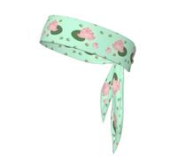 Lotus Flowers Waiting to Bloom Sports Head Tie. Comfortable, Breathable, Fashionable, Unisex, Suitable for Running, Yoga, Fitness and Other Sports.