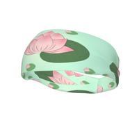 Lotus flowers waiting to bloom Sports Sweat-Absorbing Headband Suitable for Running Yoga Fitness Cycling and Tennis