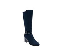 Lotus 'harwin' Heeled Knee High Boots In Navy Navy 4
