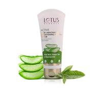 Lotus Herbals Active Aloe + Niacinamide Brightening Revival Scrub for Removes Impurities & Exfoliates | Praben Free | All Skin Types 100g