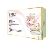 Lotus Herbals Radiant Bridal Glow Rose Gold Skin Illuminating Facial Kit | 5 Easy Steps | Paraben Free | Salon Grade | All Skin Types | 57g (Single Use)