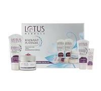 Lotus Herbals Radiant Platinum Facial Kit With Platinum Dust & Passion Fruit 170g (Multi Use)