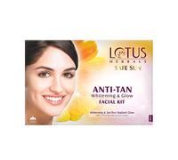 Lotus Herbals Safe Sun Anti Tan Whitening and Glow 4 in 1 Facial Kit 60g (Single Use)