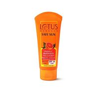 Lotus Herbals Safe Sun Vitamin C Matte Gel Daily Sunscreen | SPF 50 | PA+++ | Paraben Free | Dermatologically Tested | Anti Pollution | Normal/Oily Skin | 100g