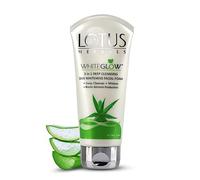 Lotus Herbals WhiteGlow 3-In-1 Deep Cleansing Skin Whitening Facial Foam, face wash, for all skin types, 100g