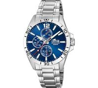 Lotus L18812/1 Men's Blue Dial Day Date Wristwatch