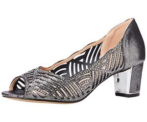 Lotus Immy, Women’s Open Toe Heels, Grey (Pewter Dj), 5 (38 EU)