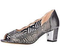 Lotus Immy, Women’s Open Toe Heels, Grey (Pewter Dj), 7 (41 EU)