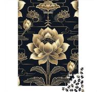 Lotus Jigsaw Puzzles 1000 Pieces Jigsaw Puzzle for Adults Intellectual Game Jigsaw Puzzle Toys for Adults 1000pcs (75x50cm)