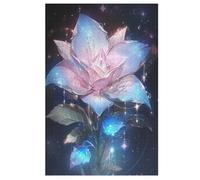 Lotus Jigsaw Puzzles for Adults 1000 Piece Wooden Puzzle for Kids Challenging Game （78×53cm）