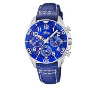 Lotus Watches Chronograph Watch 18859/1 – Men's Stainless Steel, Leather Strap