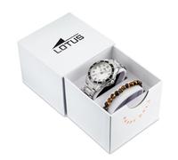 Lotus Junior Collection Analogue Children's Watch for Boys Stainless Steel - Quartz Movement - Highly Resistant Mineral Glass - Waterproof 5 ATM 18860/4 - With Gift Strap