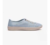 Lotus KAMARI Womens Leather Trainers Pale Blue - UK 4