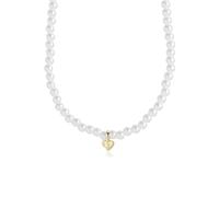 Lotus Karen Pearl Necklace for Women Freshwater Pearls Choker for Party Beach Christmas Wedding Birthday Anniversary Jewellery Gifts for Daughter Mum Friends Grandmother Teacher Yourself (3mm)