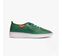 Lotus KATYA Womens Bungee-Lace Trainers Green - UK 5