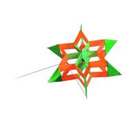 Lotus Kite with Storage Bag Multi Color Beautiful 3D Kite for Park Seaside Green 100 cmx38 cm