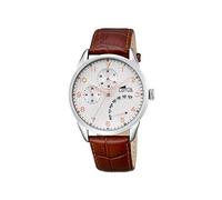 Lotus - L10131/1: Men's Steel & Leather Watch - Quartz Movement - Grey Dial, Strap