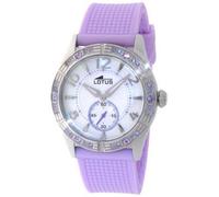 Lotus L15737/3 L15737 - 3 - Wristwatch Women's, Rubber Strap Purple