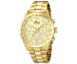 Lotus L18153/2 Men's Gold Dial Chronograph Watch