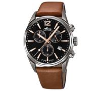 Lotus Mens Chronograph Quartz Watch with Leather Strap 18683/2