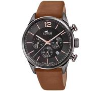 Lotus L18687/2 Men's Black Dial Chronograph Wristwatch