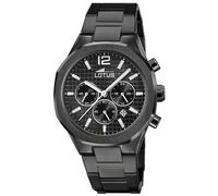 Lotus L18849/1 Men's Black Dial Chronograph Wristwatch
