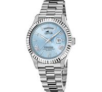 Lotus L18854/8 Men's Light Blue Dial Day Date Wristwatch