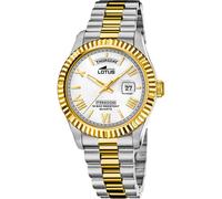 Lotus L18855/1 Men's Silver Dial Day Date Two Tone Watch