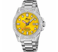 Lotus L18926/1 Men's Yellow Dial Diver Wristwatch