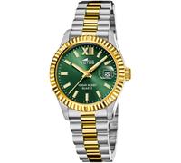 Lotus L18931/3 Women's Freedom Green Dial Two Tone Wristwatch