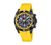 Lotus L18945/1 Men's Vortex Yellow Rubber Chronograph Watch